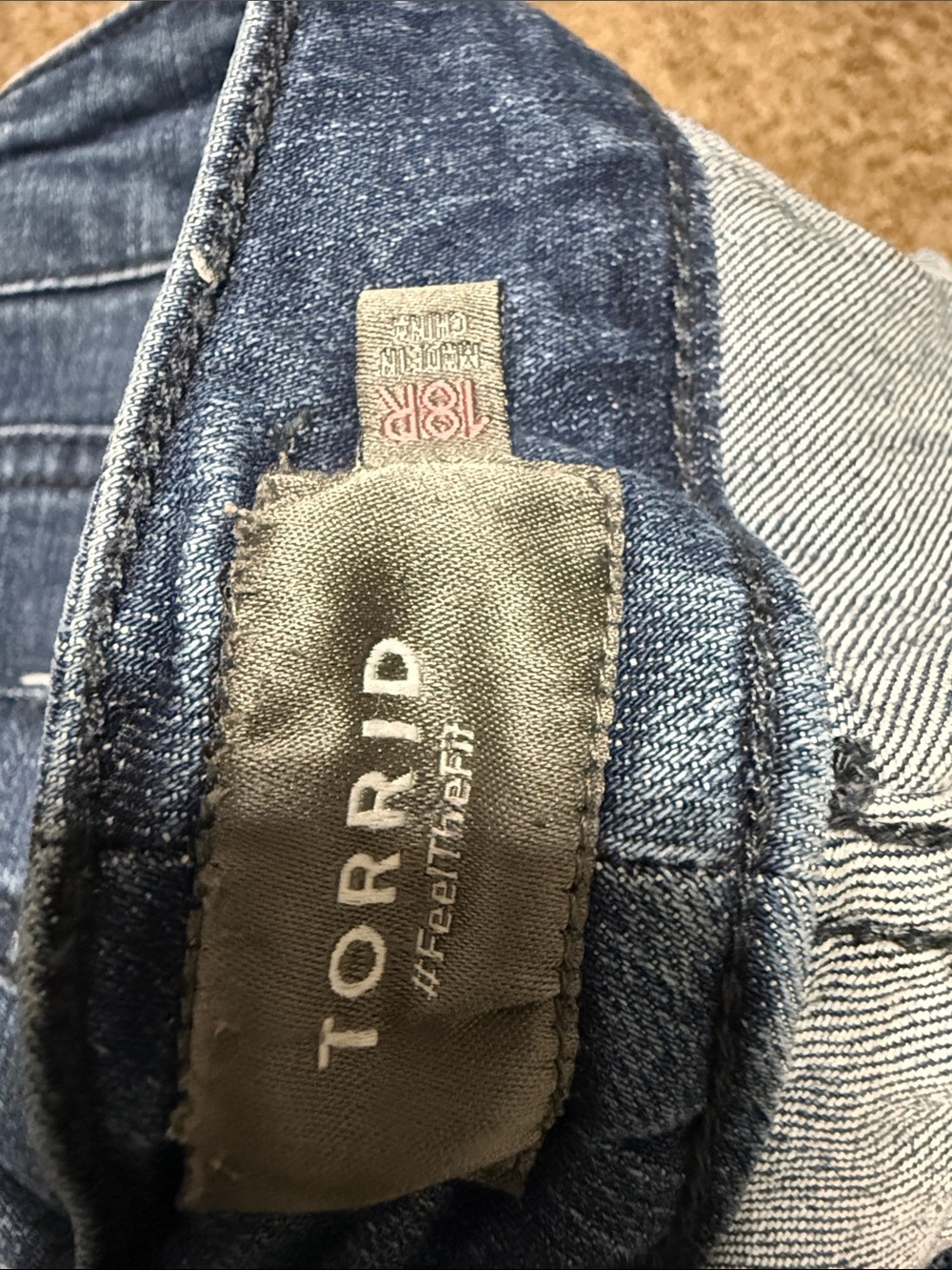 Torrid jeans.